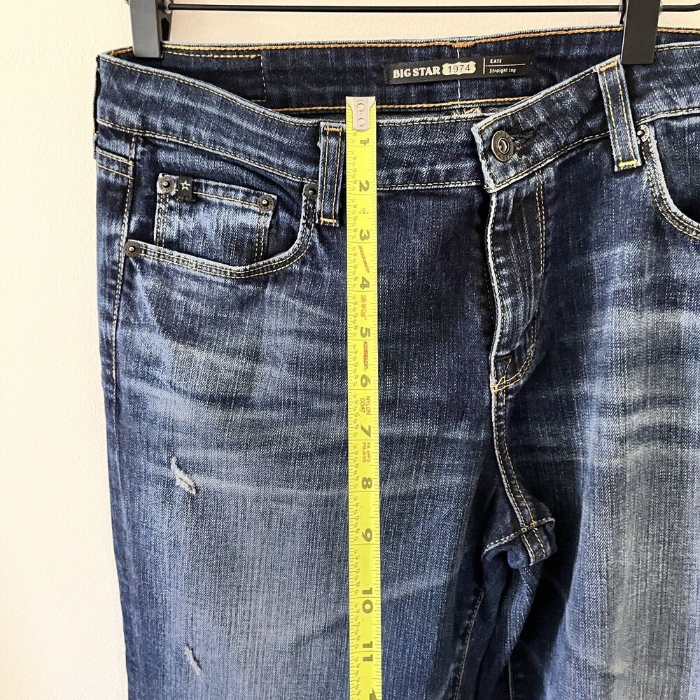 BIG STAR Jeans Women’s Kate Straight Leg Mid Rise Fit Denim - 31R - Picture 10 of 14